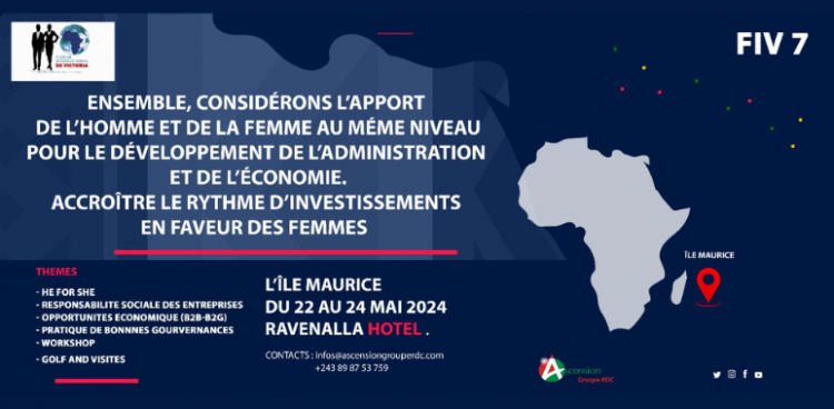 Invitation au Forum International de Victoria à l&#39;Île Maurice : L&#39;égalité des genres dans l&#39;admi