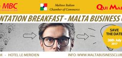 Orientation Breakfast - Malta Business Club, Save the Date 26th July 2017