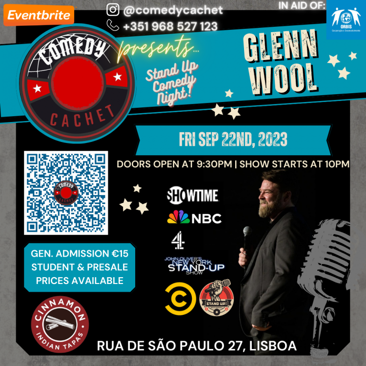 Stand Up Comedy - GLENN WOOL - Live in Lisbon