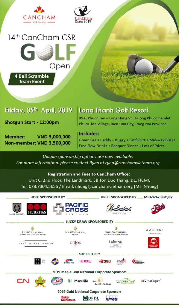 14th CanCham CRS Golf Open