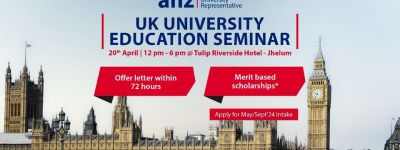 UK University Education Seminar @ Tulip Riverside Hotel Jhelum