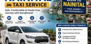 Delhi to Nainital Taxi Service – Guruji Travel