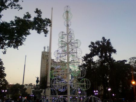 Christmas Tree in Plaza San Martin