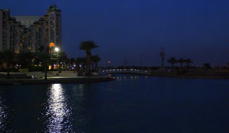 The Blue Hour in Eilat
