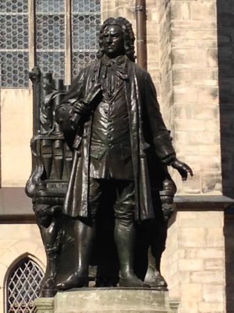 Statue de Jean-Sebastien Bach 