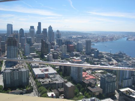 Seattle City View from the sky lines
