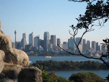 Sydney city from Taronga Zoo