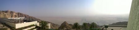 Panoramic view at Jebel Hafeet, Al Ain