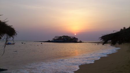 Sunset at Lakka-Beach 2