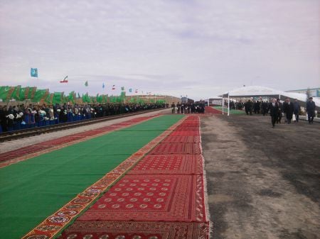 Ligne Kazakhstan- Turkménistan- Iran