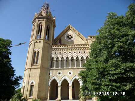 Beautiful British colonial Architecture from 1860,  Frere Hall - Karac