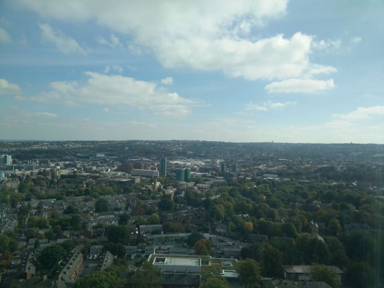 Vue sur la ville - Royal Hallamshire Hospital