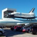 Shuttle and boing 747