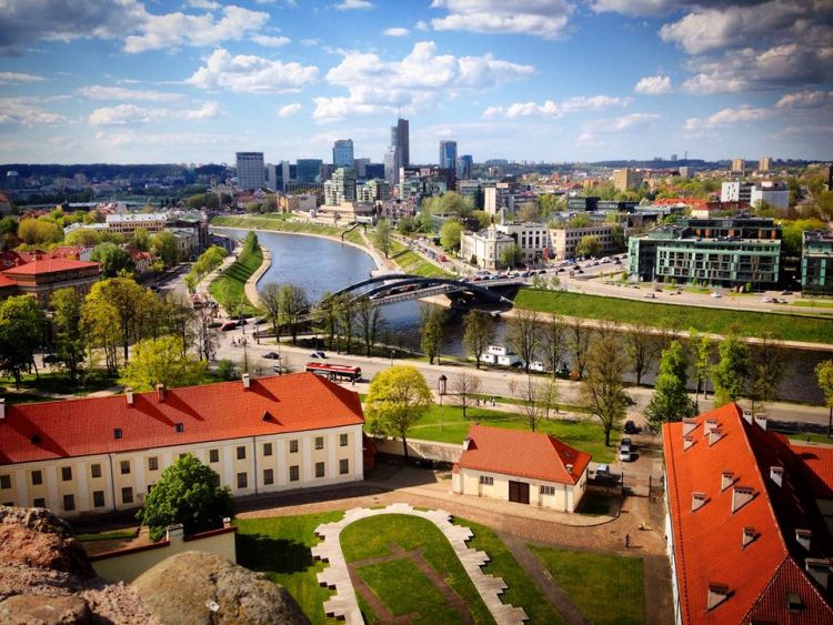 Nature and calm capital city Vilnius