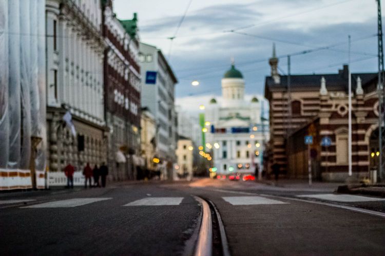 A street of Helsinki