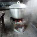 cooking  rice , local way