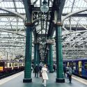 Glasgow Central train station platform