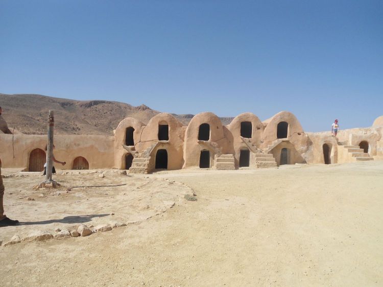 Habitations troglodytiques à Matmata, Tunisie