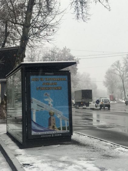 Snow in Tashkent