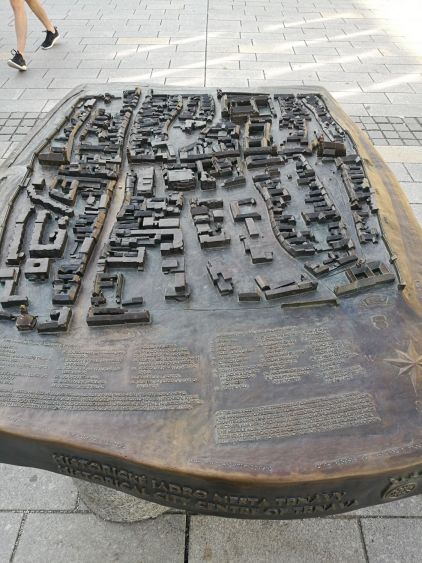 Plan de la ville de Trnava