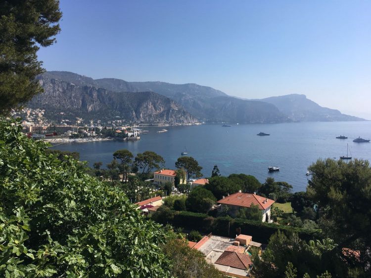 View from the Rothschild Villa in Eze
