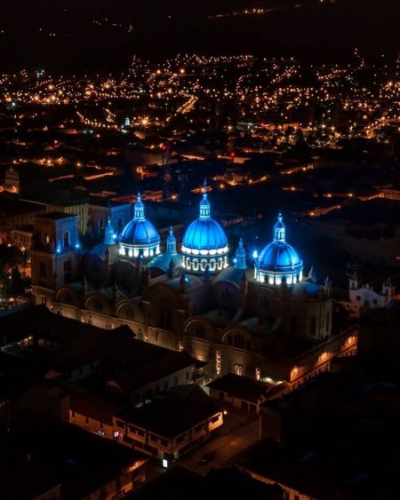 Beautiful church in Cuenca.