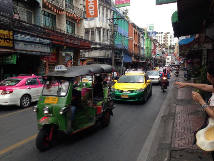 Une rue de Bangkok