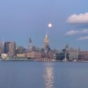Mega moon and the empire state