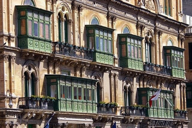 Balcons typiques Maltais