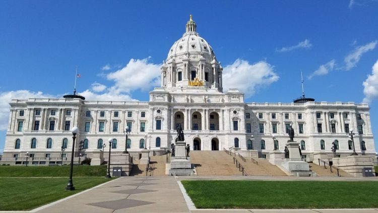 The Minnesota State Capital in Saint Paul 