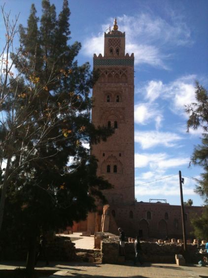 La mosquée Koutoubia  et la Medina Jamaa El Fena
