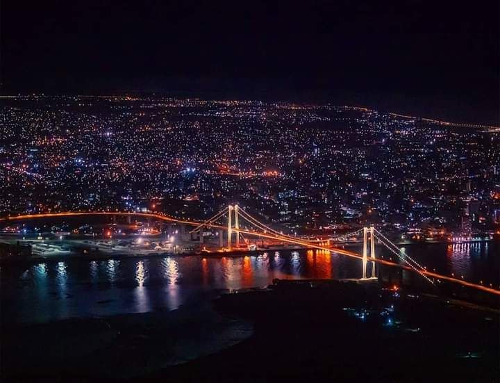 Maputo at night
