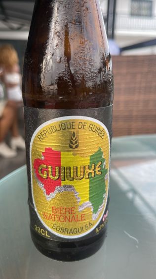 La meilleure bière de Guinée.