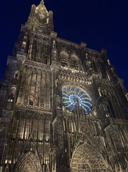 La cathédrale à Strasbourg 