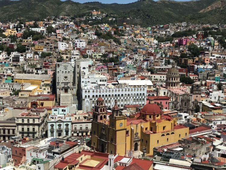 Guanajuato from the Funicular