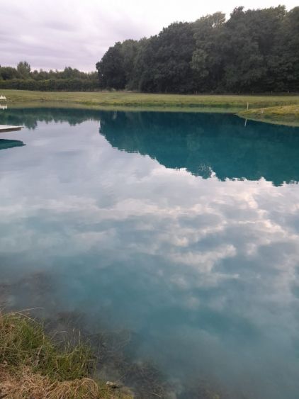 Open water swimming lake 