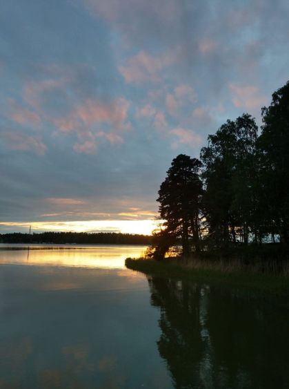 Summer evening In Helsinki