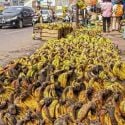 Selling bananas
