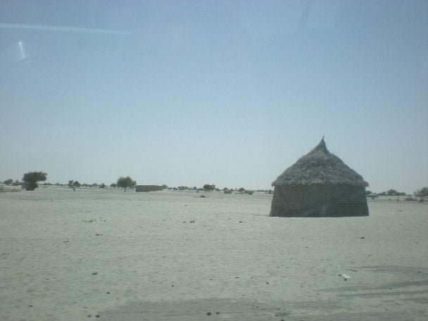 A hut in the north of chad