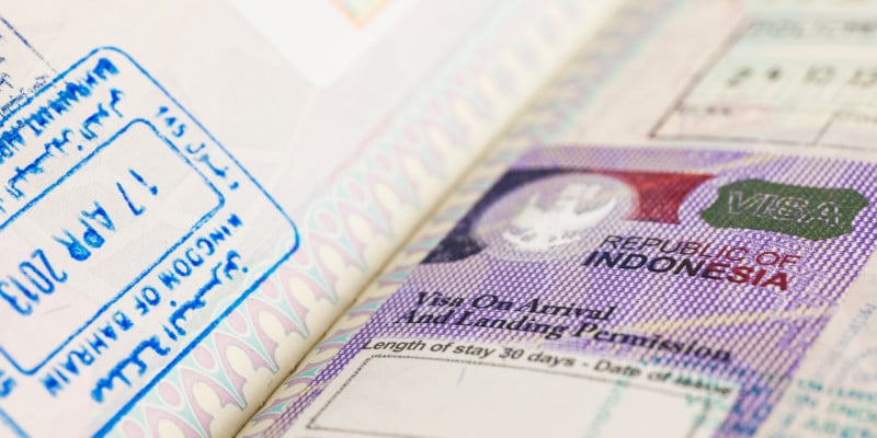 visa en Indonesie