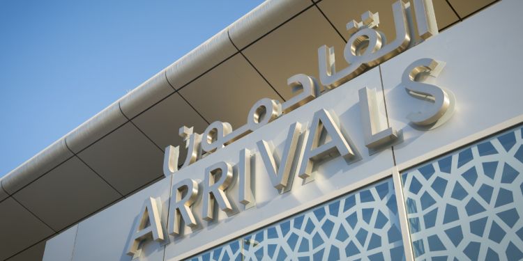 arrival at UAE airport