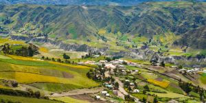 Family and children in Ecuador
