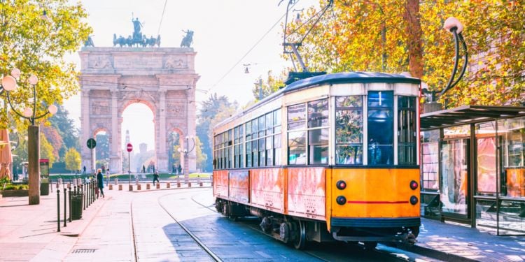 tramway in Italy