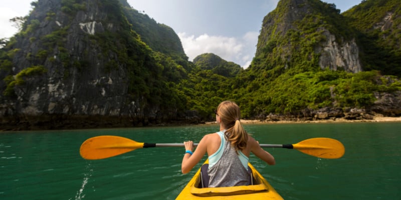 kayak in Vietnam