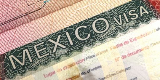 Visas pour le Mexique