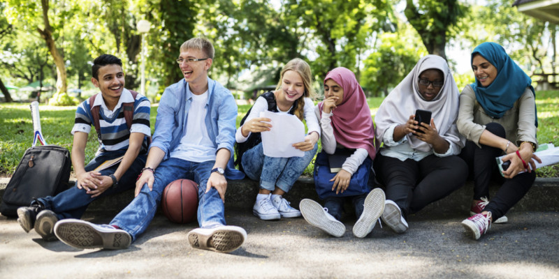 young students