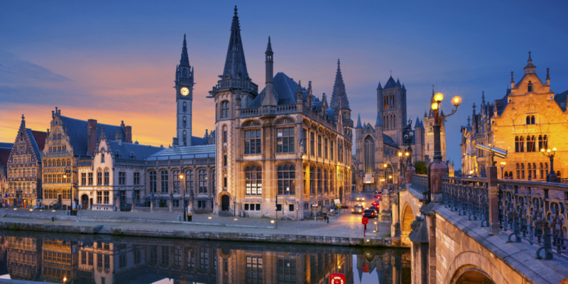 Belgium cityscape