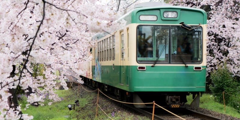 train in Japan