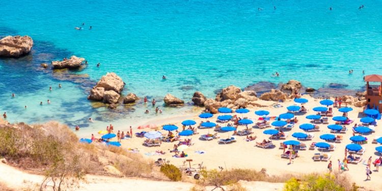 beautiful beach in Cyprus
