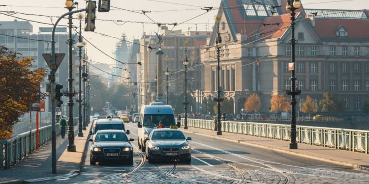 driving in Prague